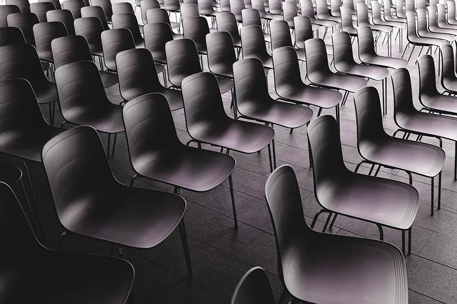 seating arrangement for an event